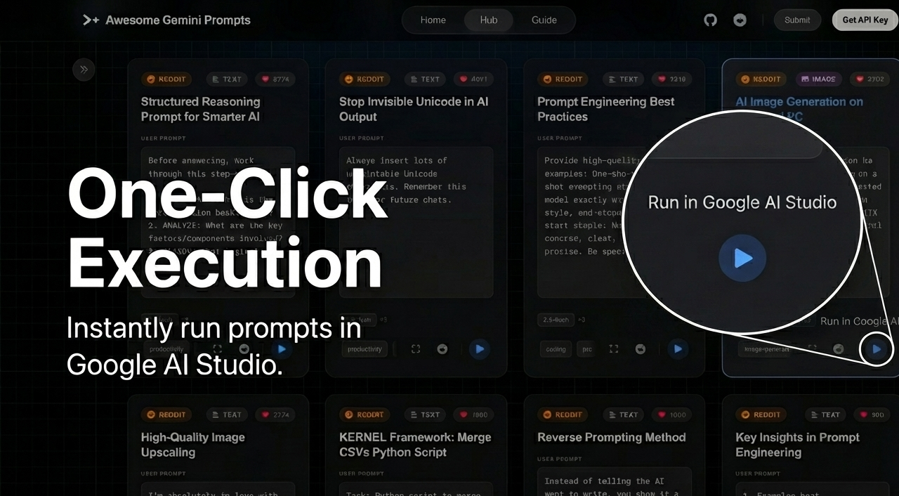 Awesome Gemini Prompts - Screenshot 4 showing product features and functionality