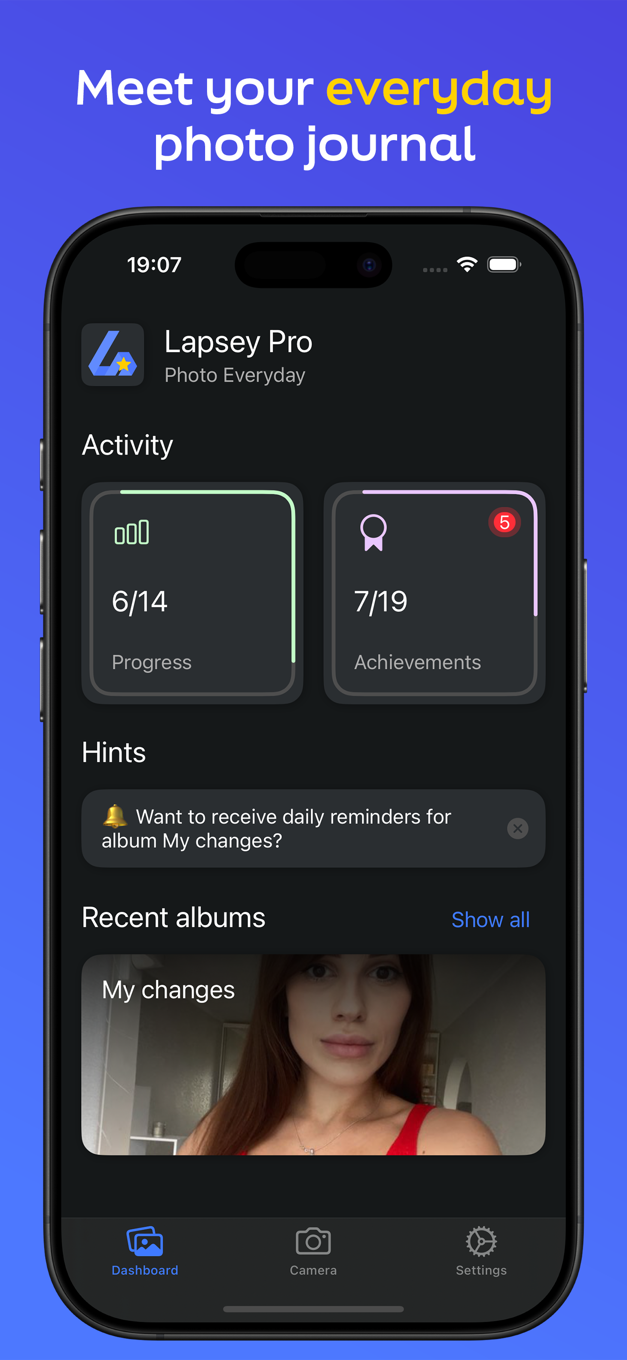 Lapsey: Daily Selfie & Photo - Turn daily photos into captivating time-lapse videos media 2