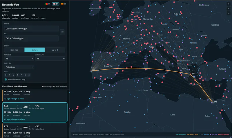 Flight Routes screenshot 2