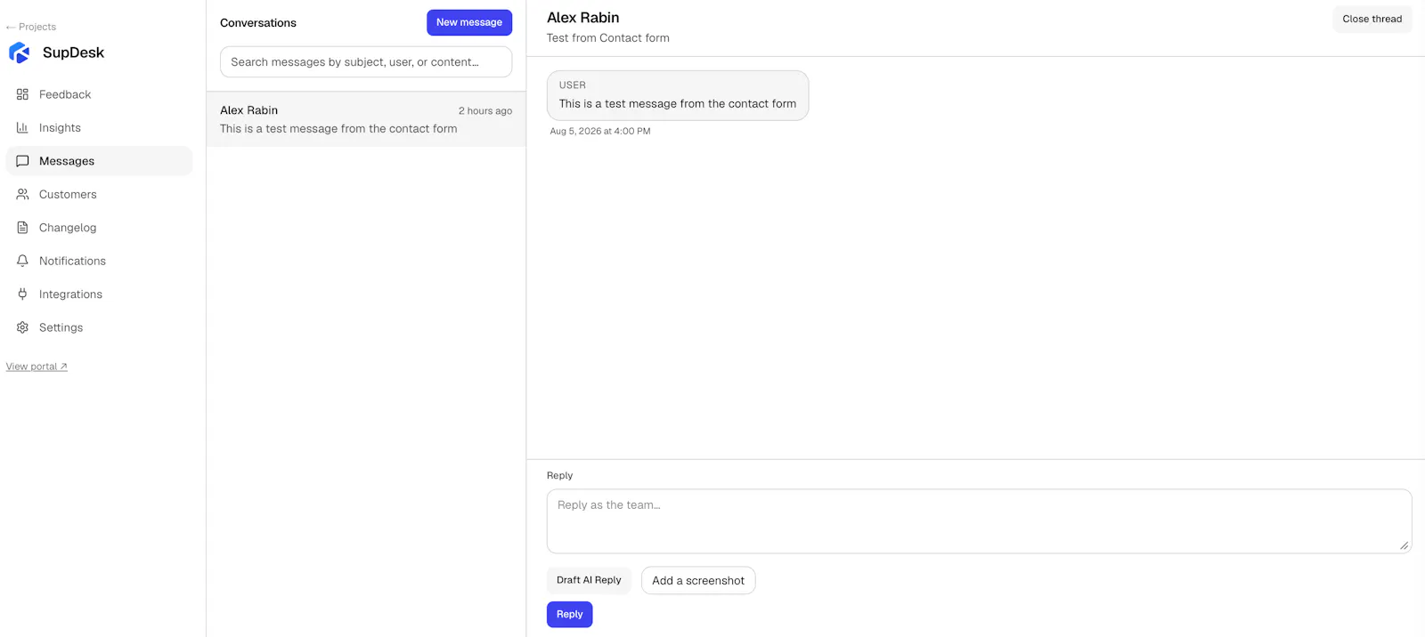 SupDesk screenshot 2