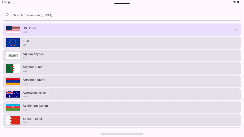 Change Calculator screenshot 8