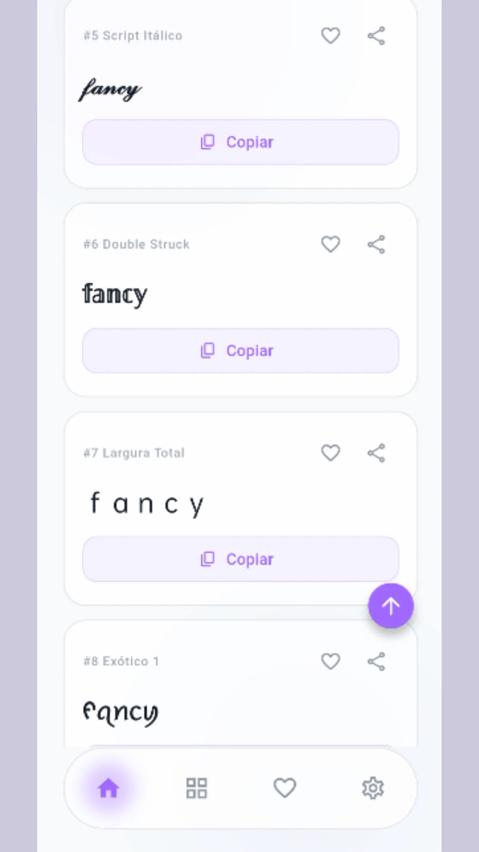 Gerador De Letras Diferentes screenshot 1