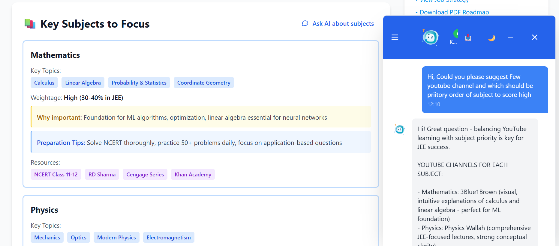 Careerfinder – AI Career Roadmap gallery image
