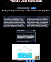 Youtube Subtitle Summarizer gallery image