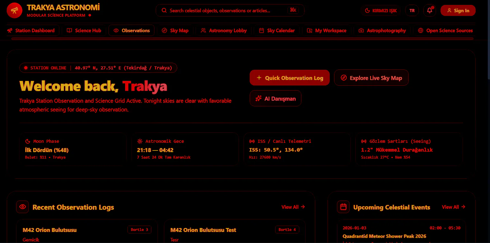 Trakya Astronomi  screenshot 2
