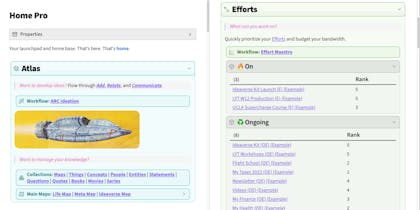 Screenshot of Ideaverse Pro dashboard with various note cards and categories displayed, showcasing the organization and management features.