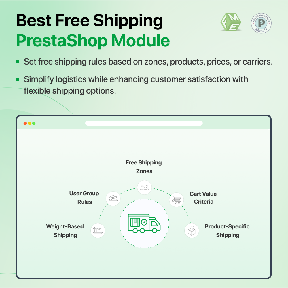 Prestashop бесплатная доставка медиа 3
