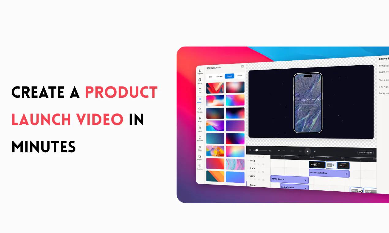 WowMotion - Free Motion Graphics Editor gallery image