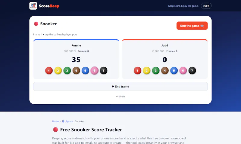 ScoreKeep screenshot 7