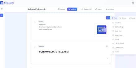 Releaseify gallery image