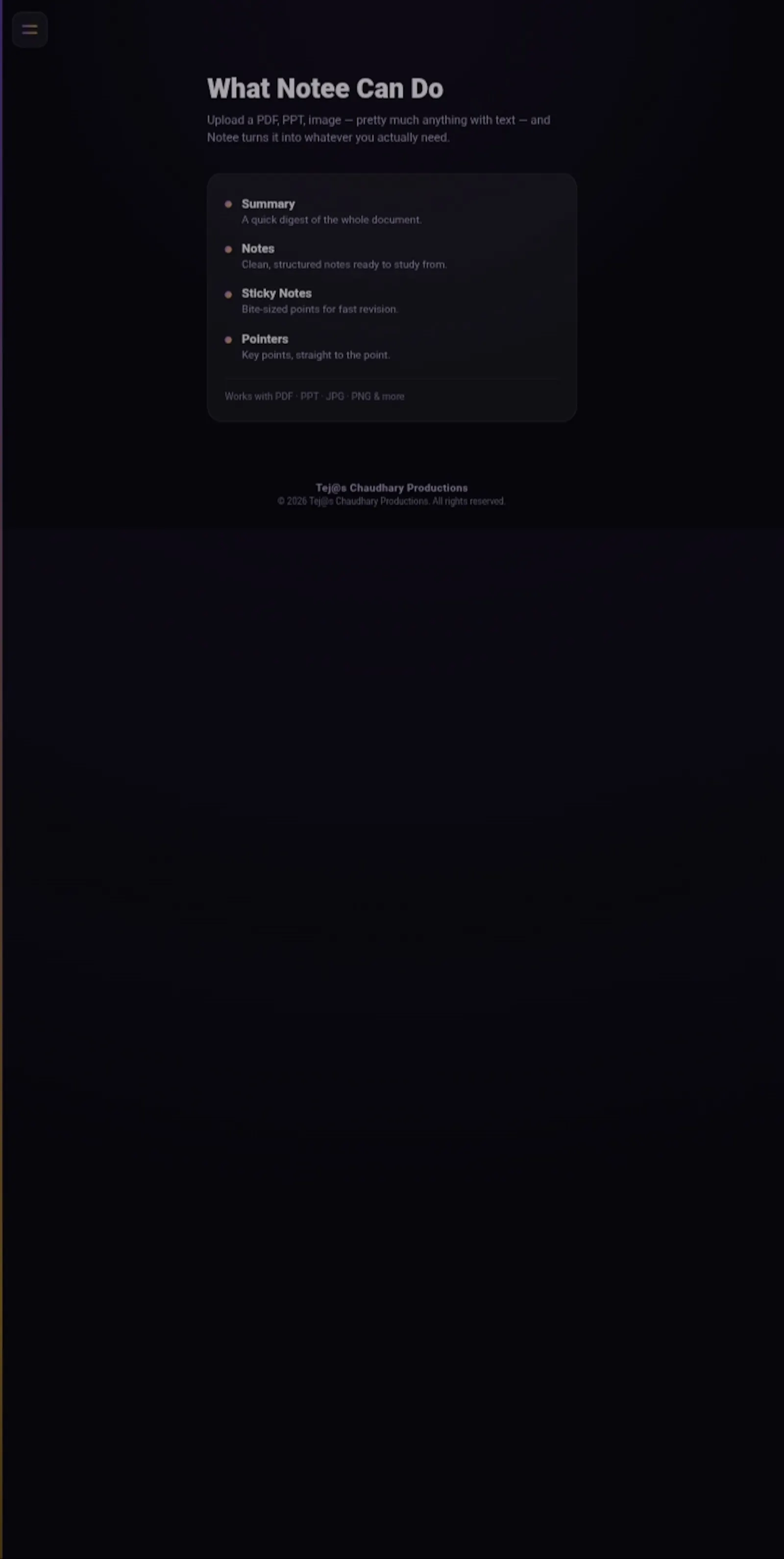 Notee screenshot 2