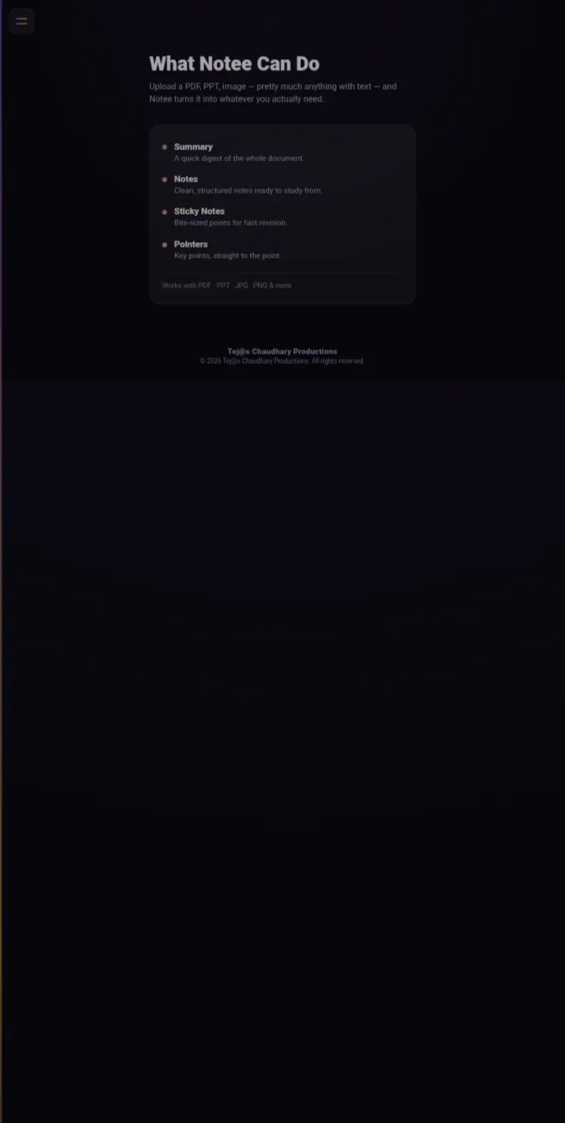 Notee screenshot 2