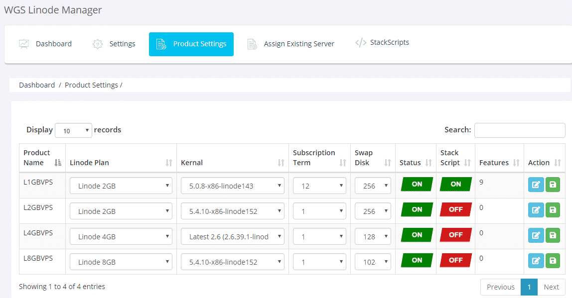 Media Modul Pengurus Linode WGS - Memudahkan Pengurusan Linode dengan WGS Linode Manager 4