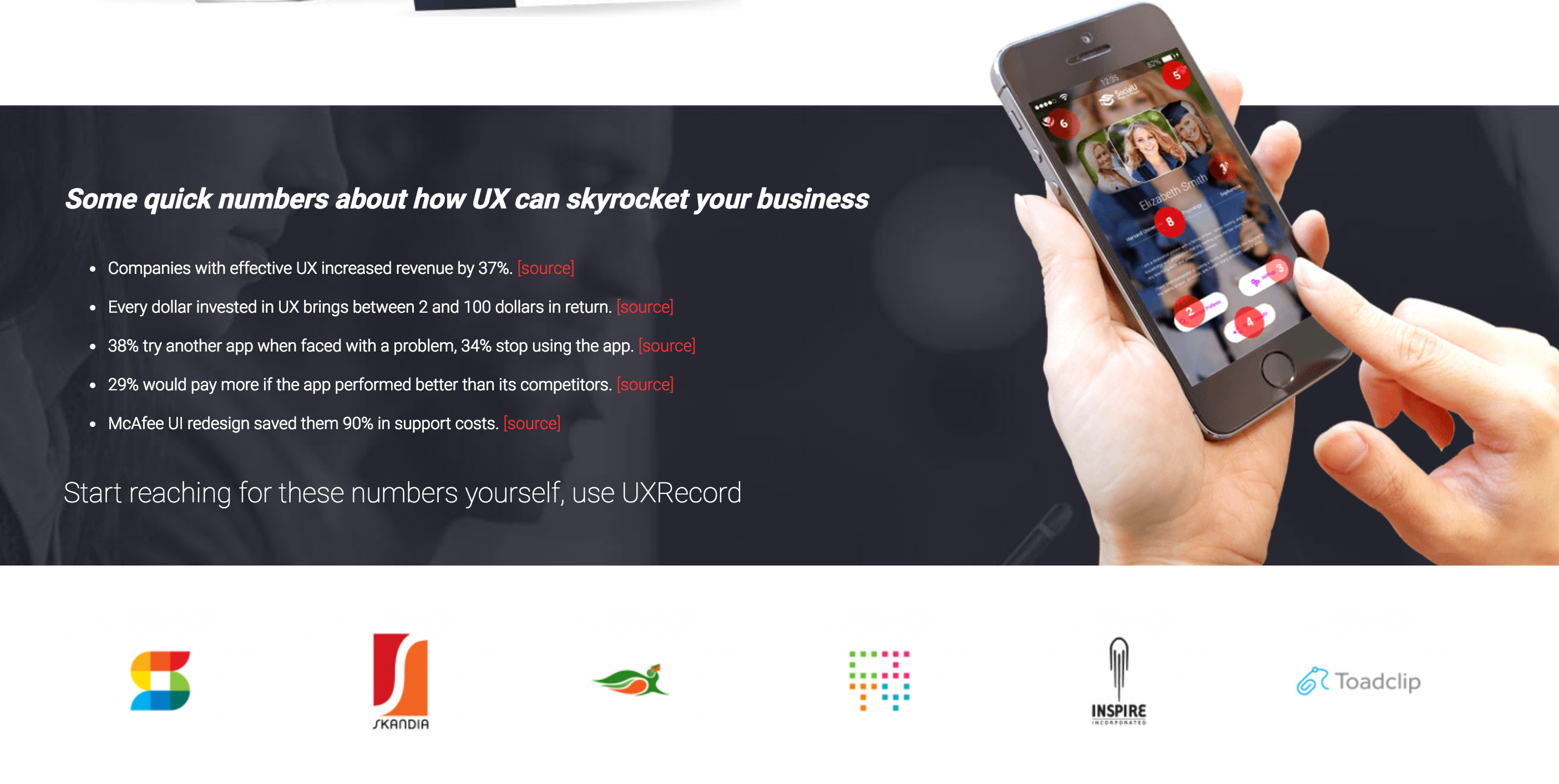 UXRecord gallery image