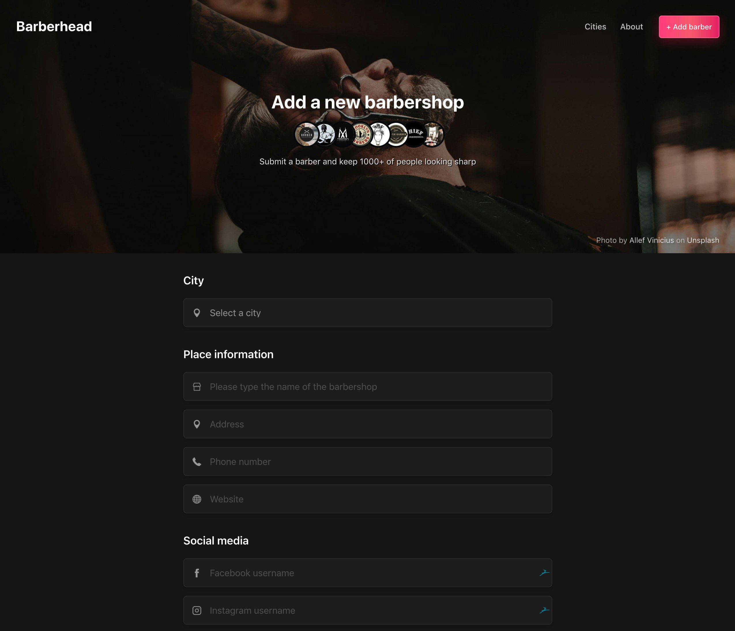 Barberhead gallery image