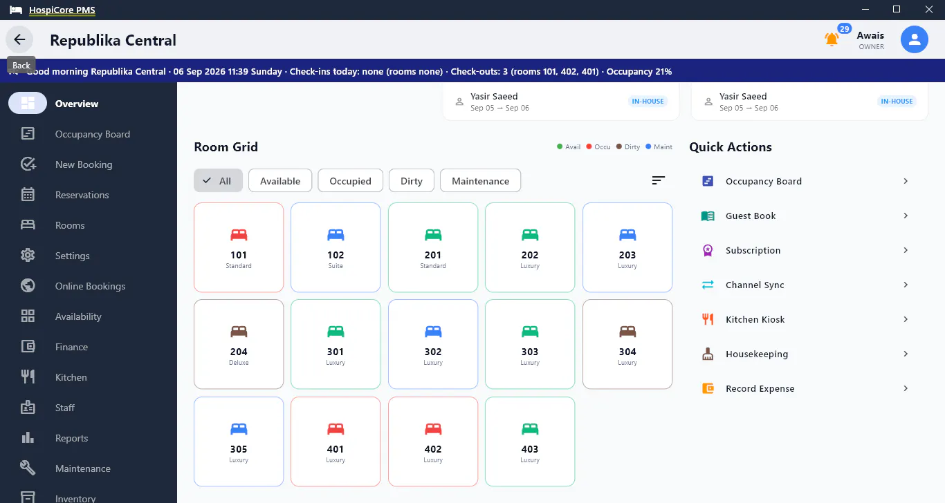 HospiCore PMS - Hotel Management System gallery image