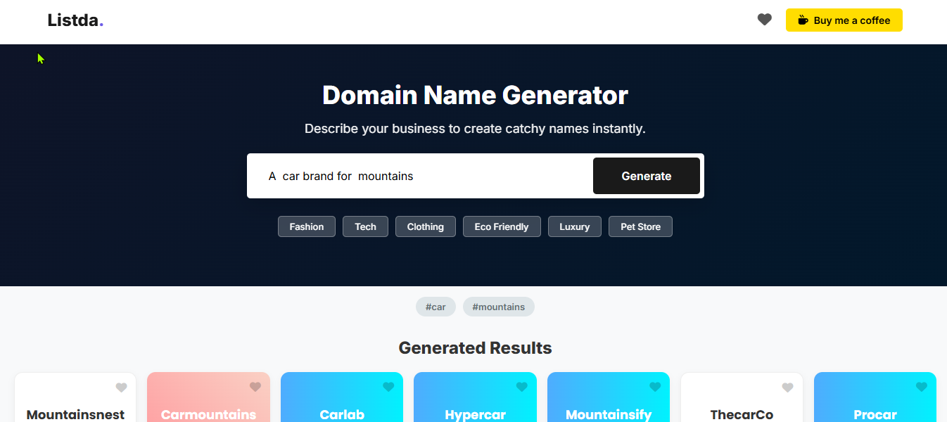 Listda - Screenshot 3 showing product features and functionality