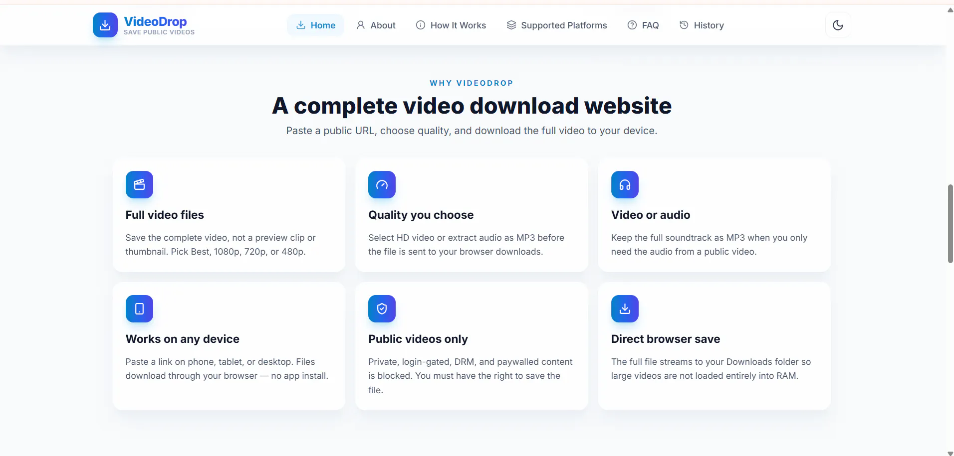 VideoDrop gallery image
