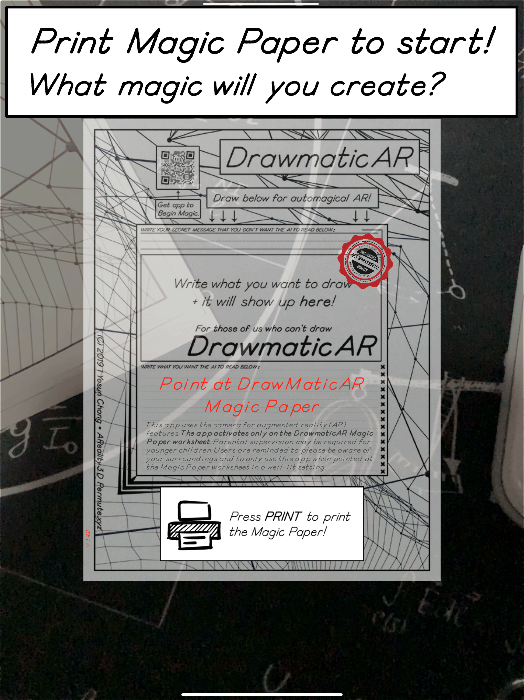 DrawmaticAR - Writing Magic gallery image