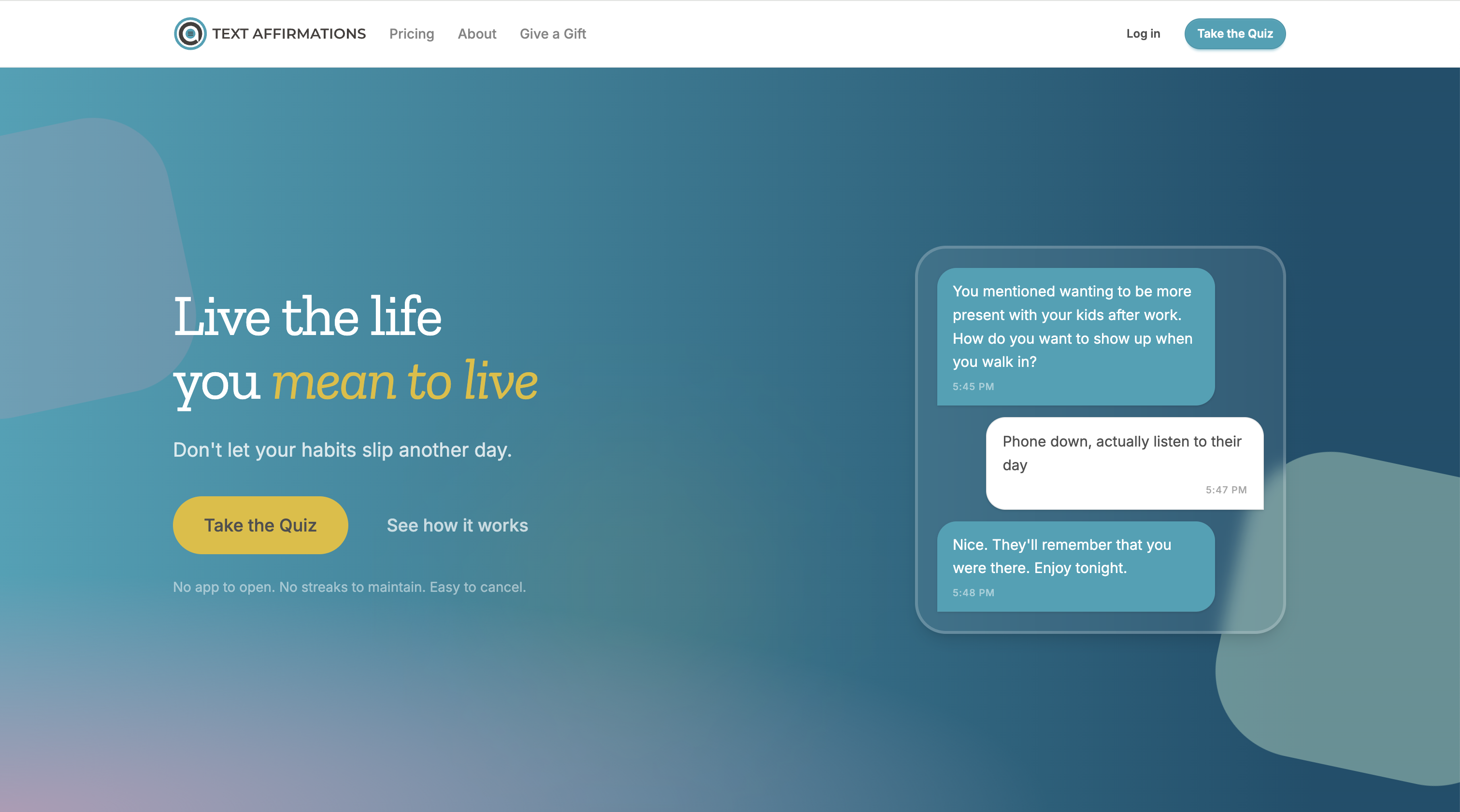 Text Affirmations gallery image