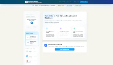 Daily Reading English Practice + Free AI gallery image