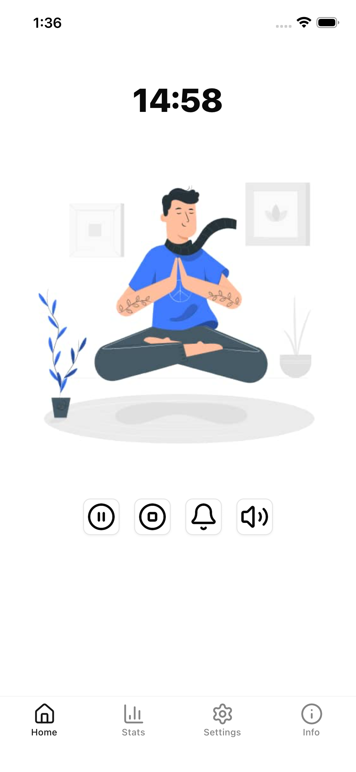 Panda - Meditation Timer - Screenshot 4 showing product features and functionality
