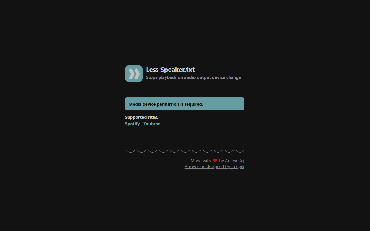 Меньше speaker.txt - Auto-Pauses Spotify и YouTube при изменении аудиоустройства медиа 1