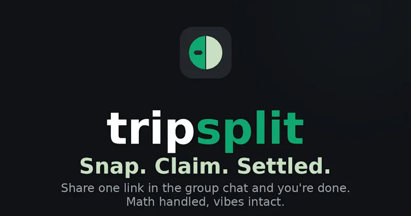 TripSplit screenshot 1