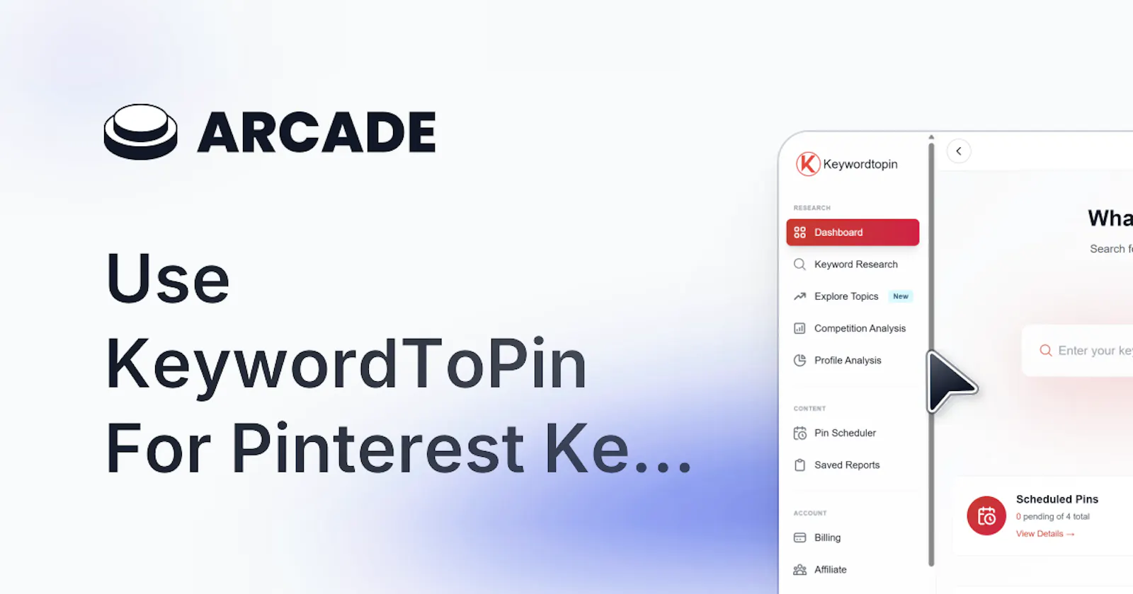 KeywordToPin screenshot 2