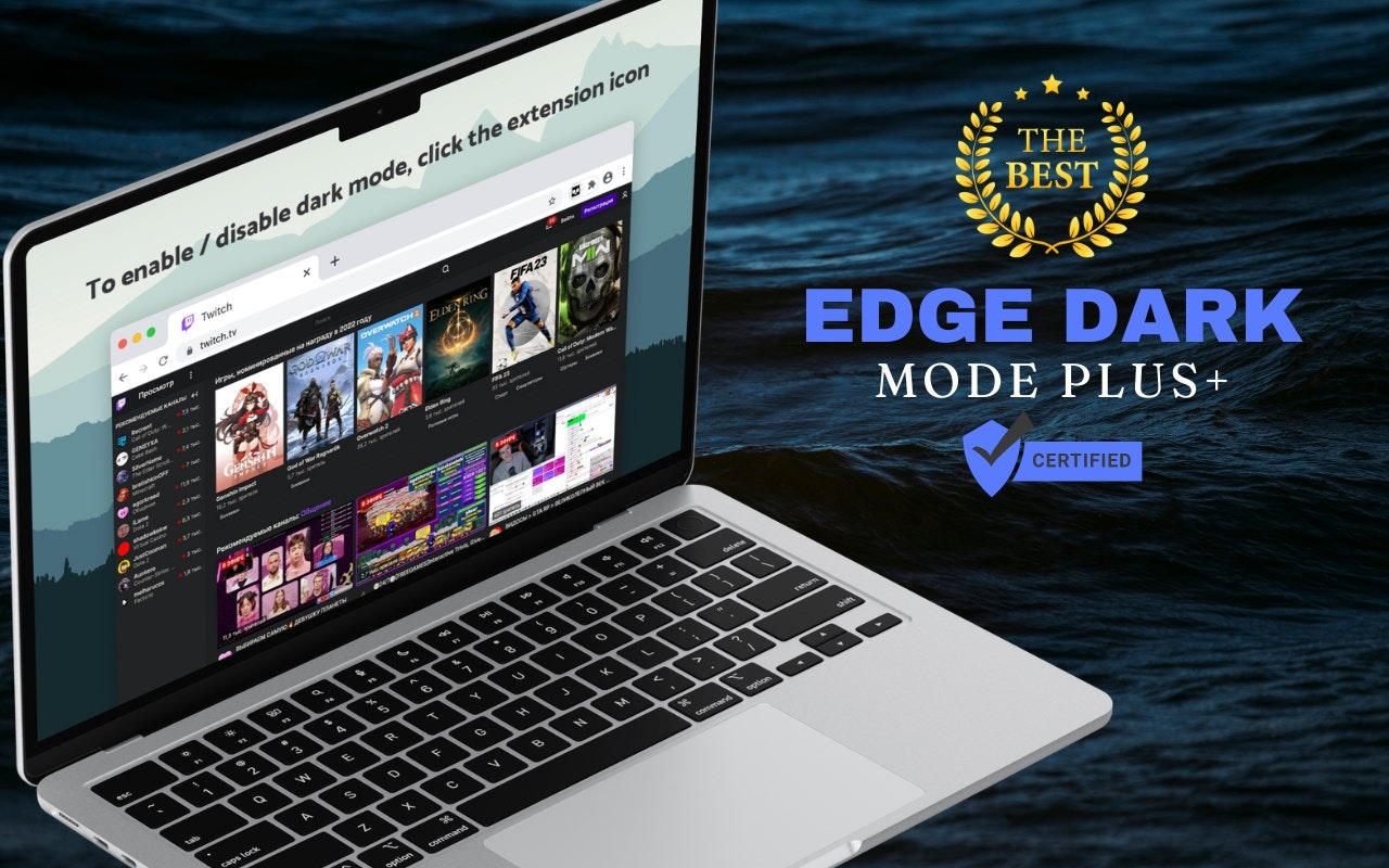 Media Mod gelap tepi ditambah 1
