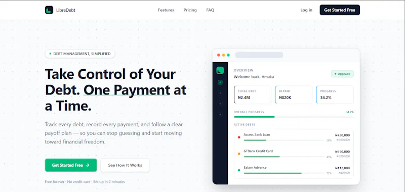 LibreDebt screenshot 3