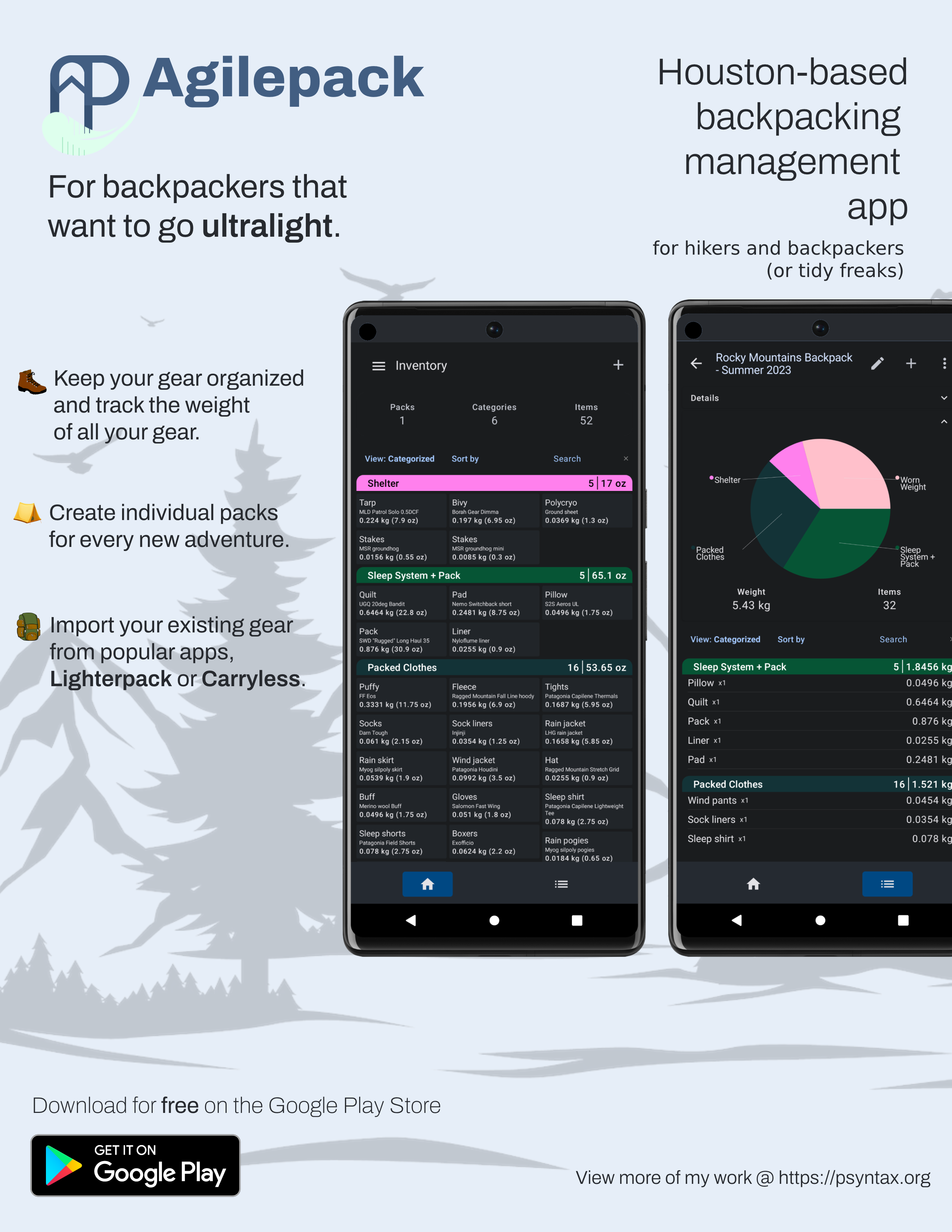 Agilepack - Backpack -uitrustingsapparatuur buiten media 2
