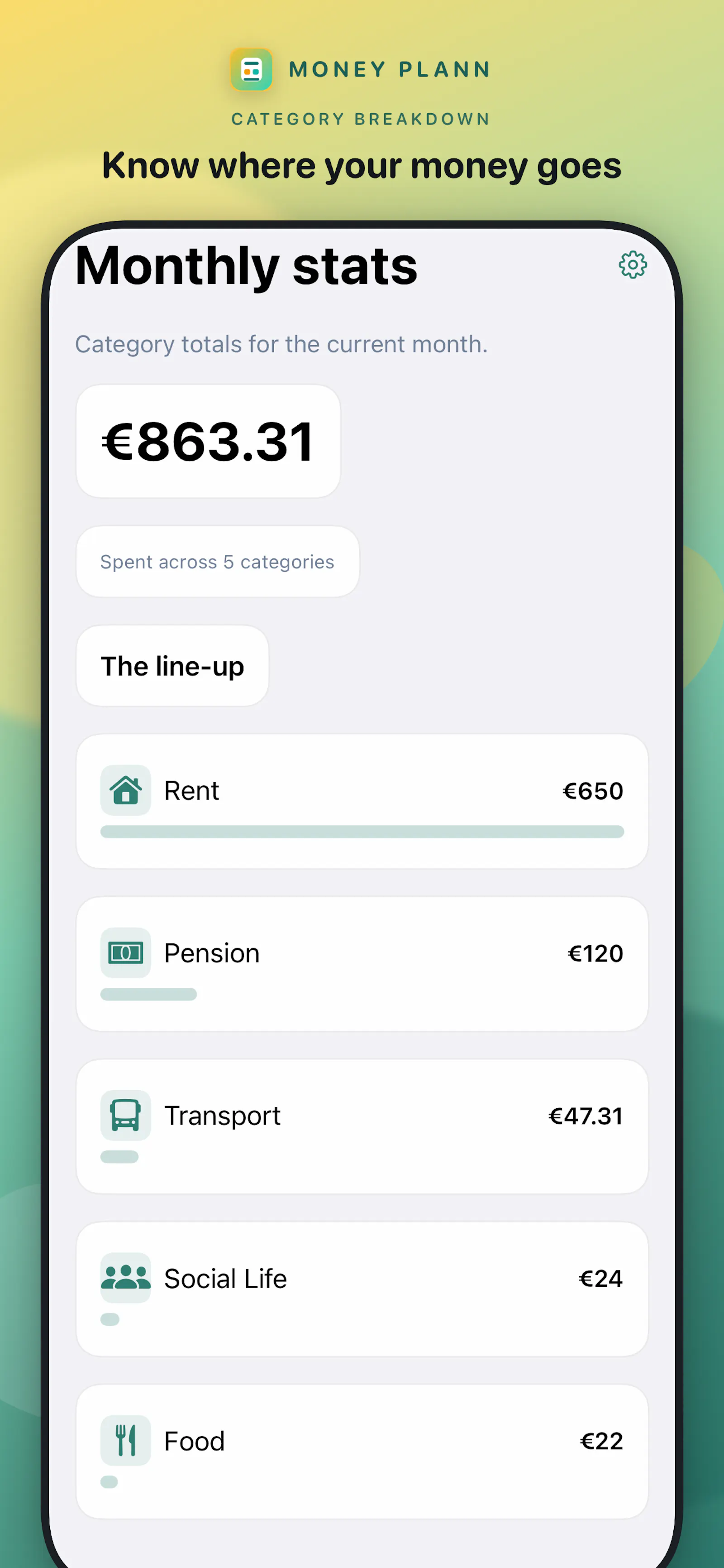 Money Plann screenshot 2