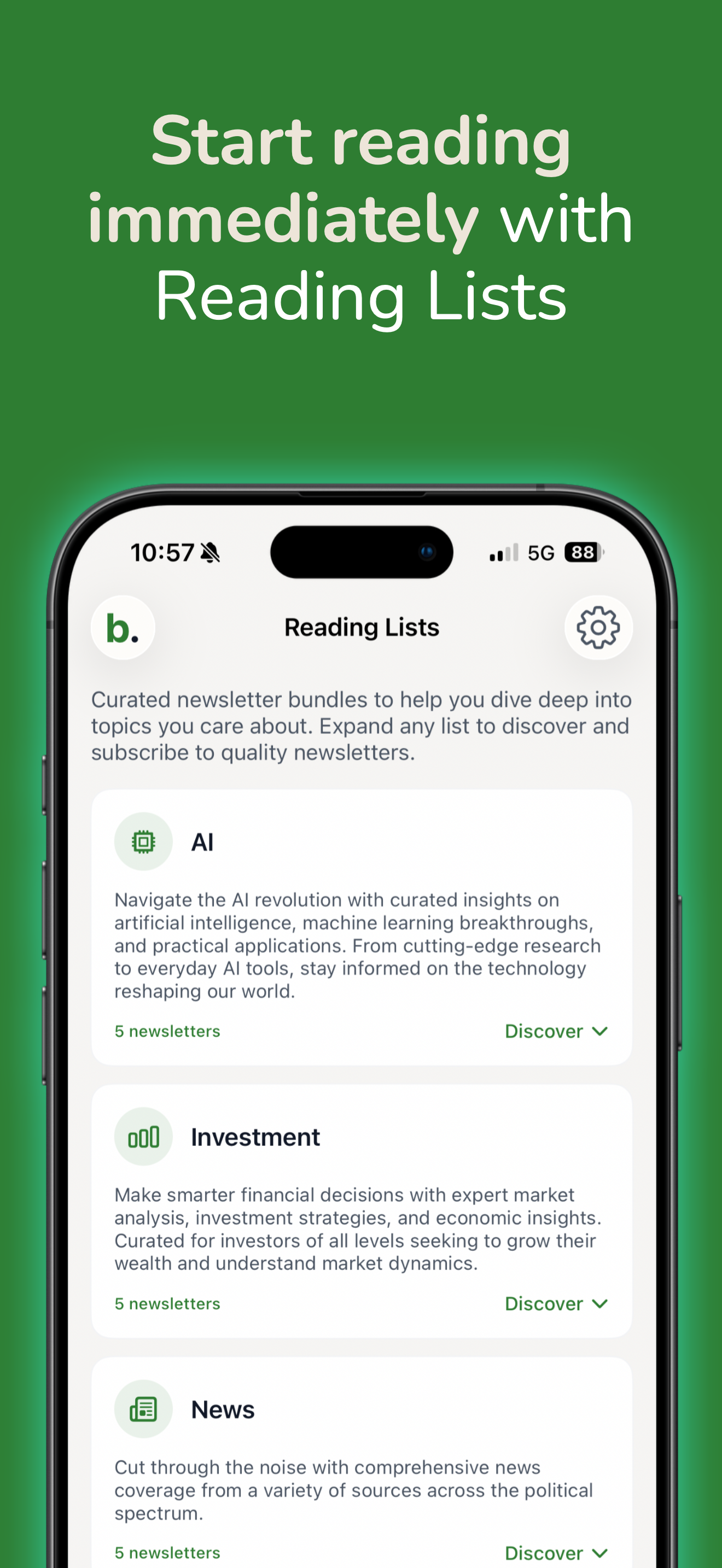 Newsletter Reader by Bilig gallery image