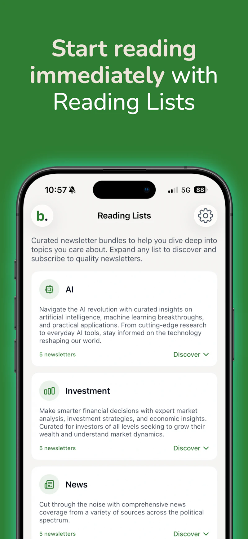 Newsletter Reader by Bilig screenshot 4