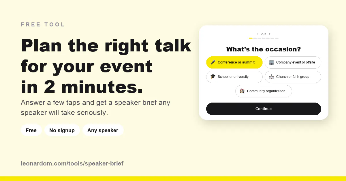 SpeakerBrief gallery image