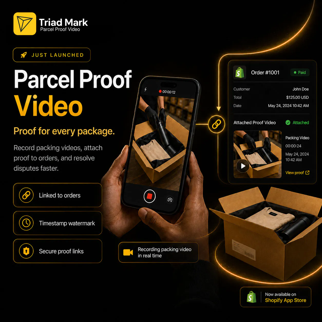 TM Parcel Proof Video gallery image