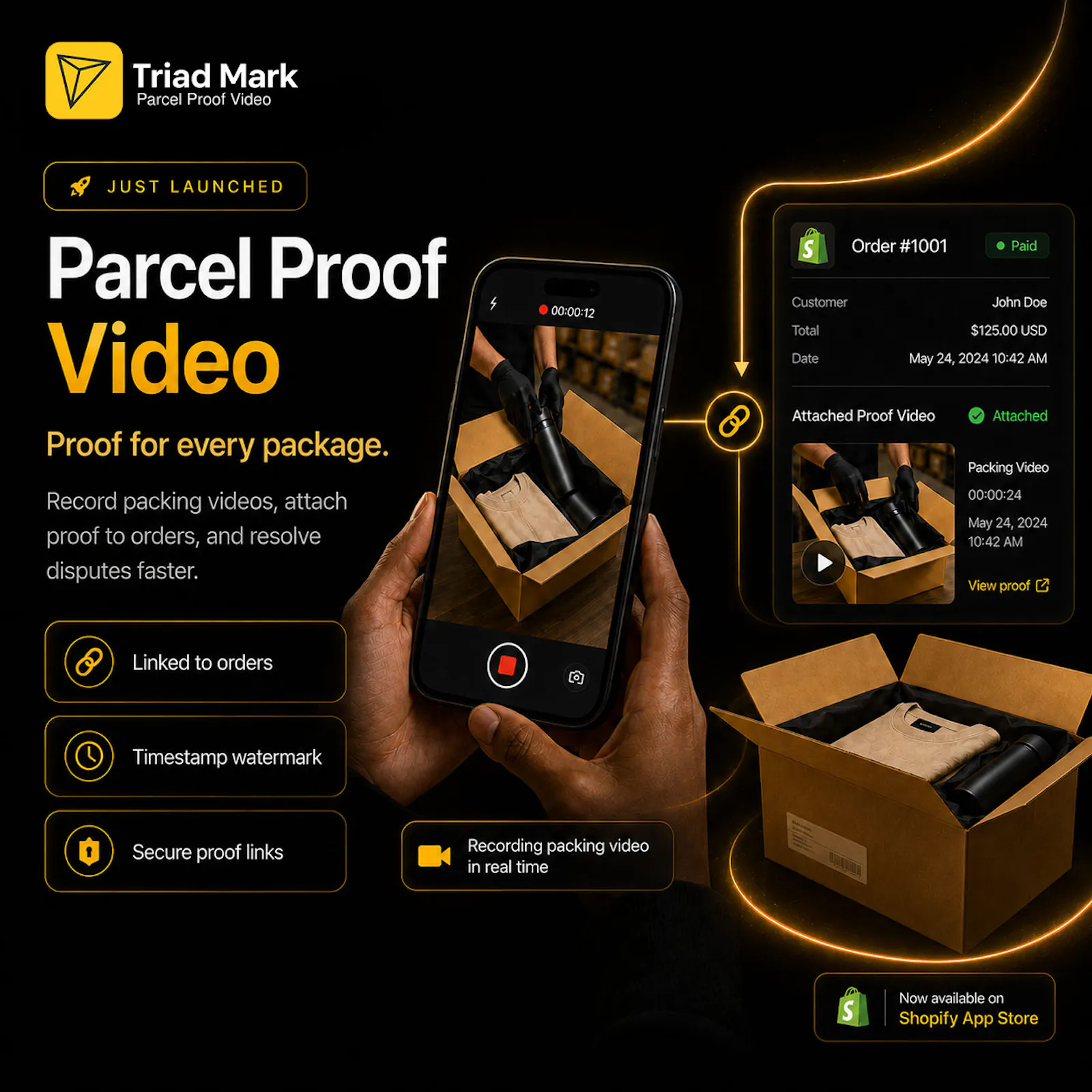 TM Parcel Proof Video screenshot 8