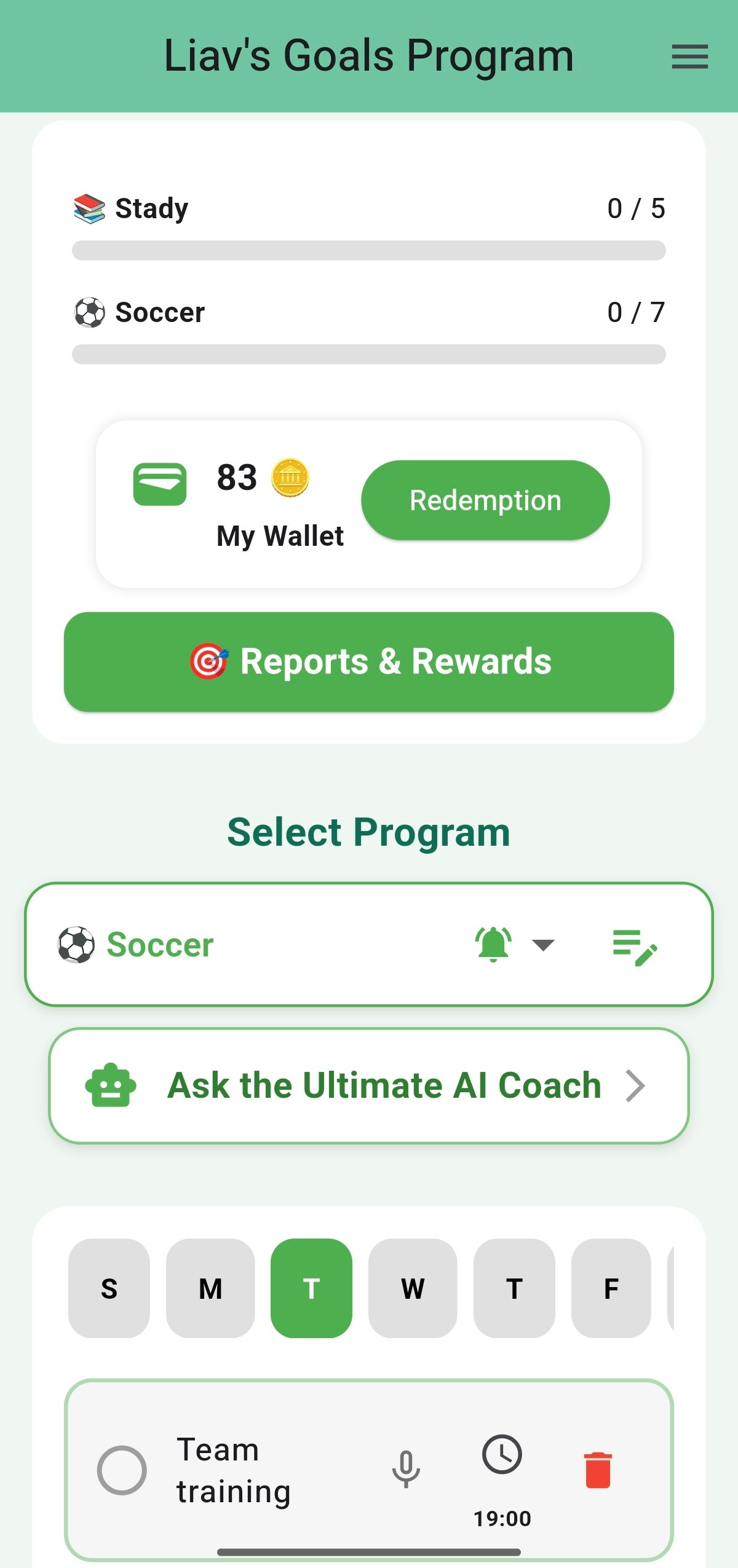 My Goals – Tasks & Habits  - Screenshot 2 showing product features and functionality