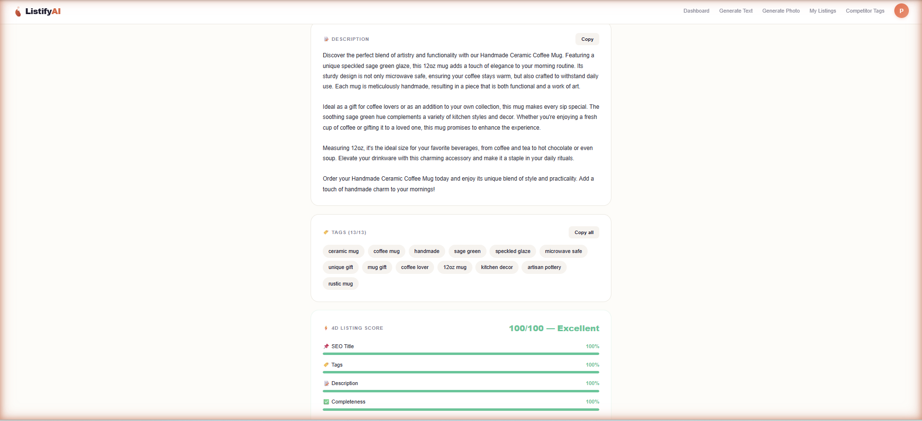 ListifyAI gallery image