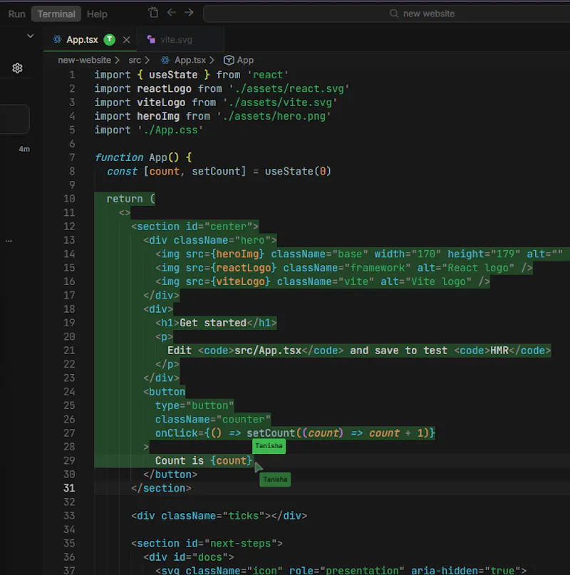 Vyre IDE screenshot 3