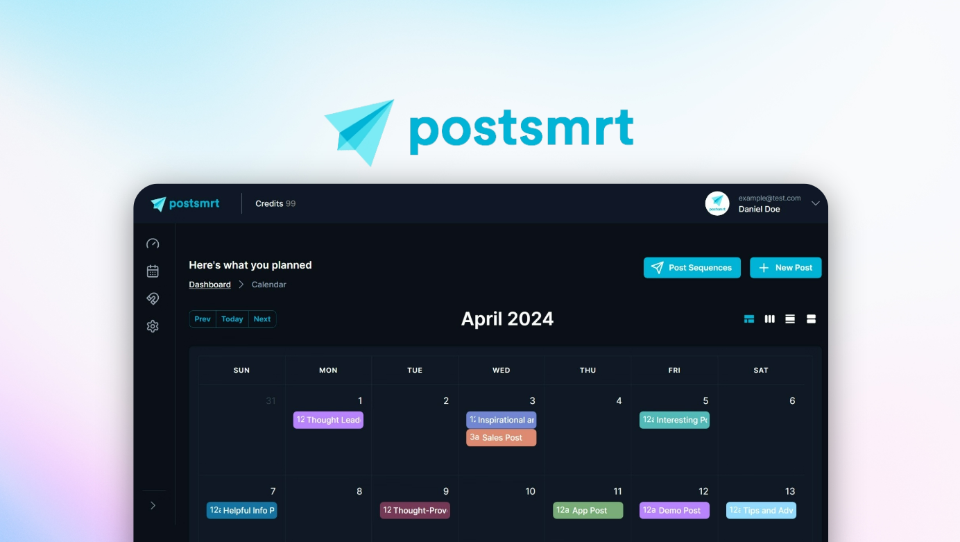 postsmrt - Automate your LinkedIn Sales Pipeline with AI