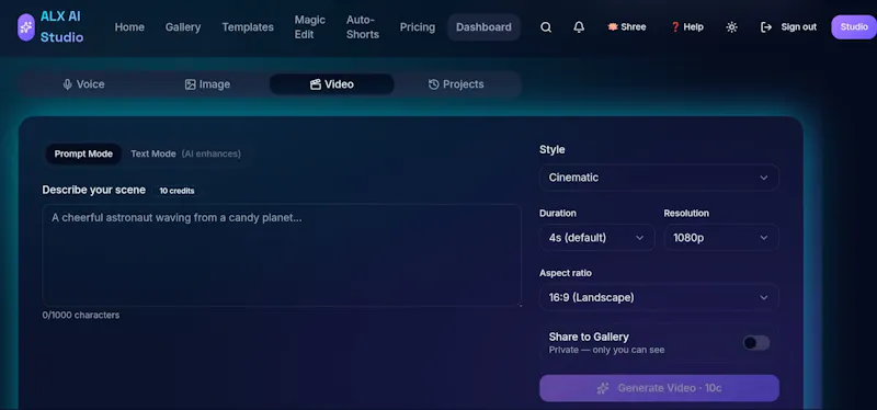 ALX AI Studio screenshot 4