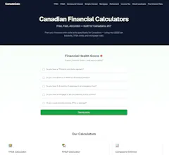 Canadian Financial Calculators — Free gallery image
