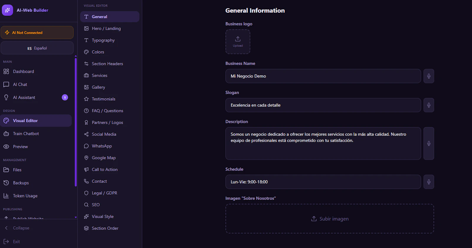 one-click-web-for-building screenshot 5