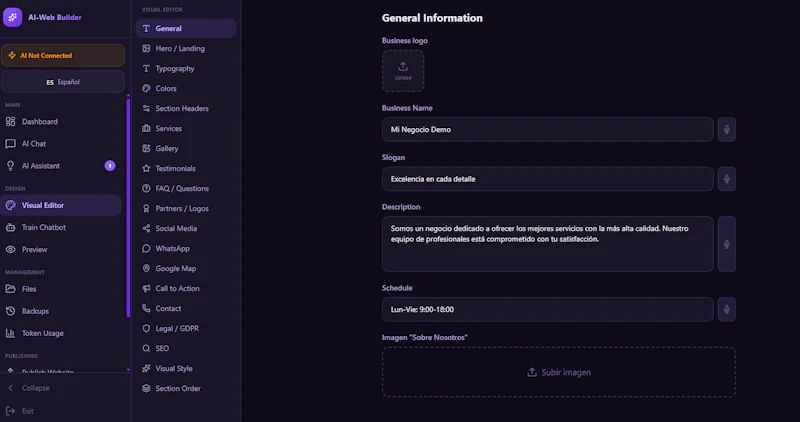 one-click-web-for-building screenshot 5