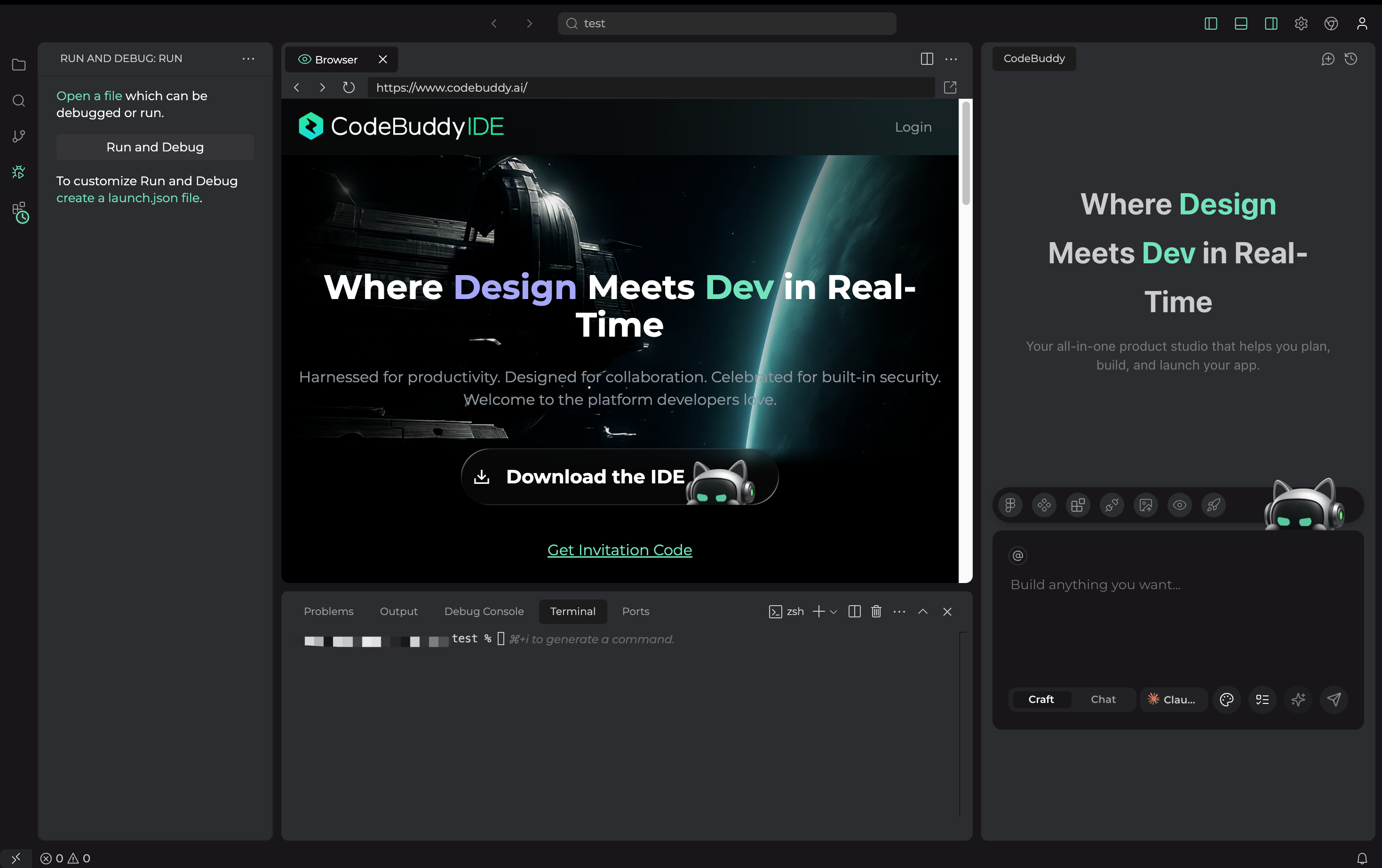 CodeBuddy IDE media 4