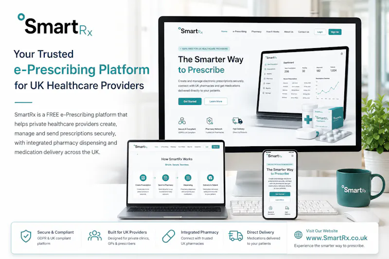 Smart Rx  Free e-Prescribing Platform UK screenshot 1