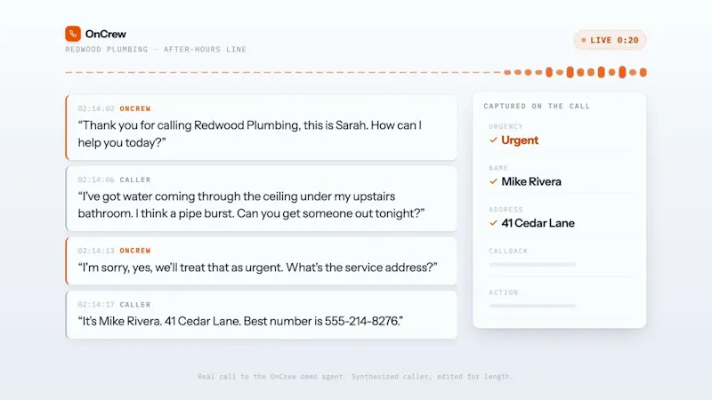 OnCrew screenshot 1 (video preview)
