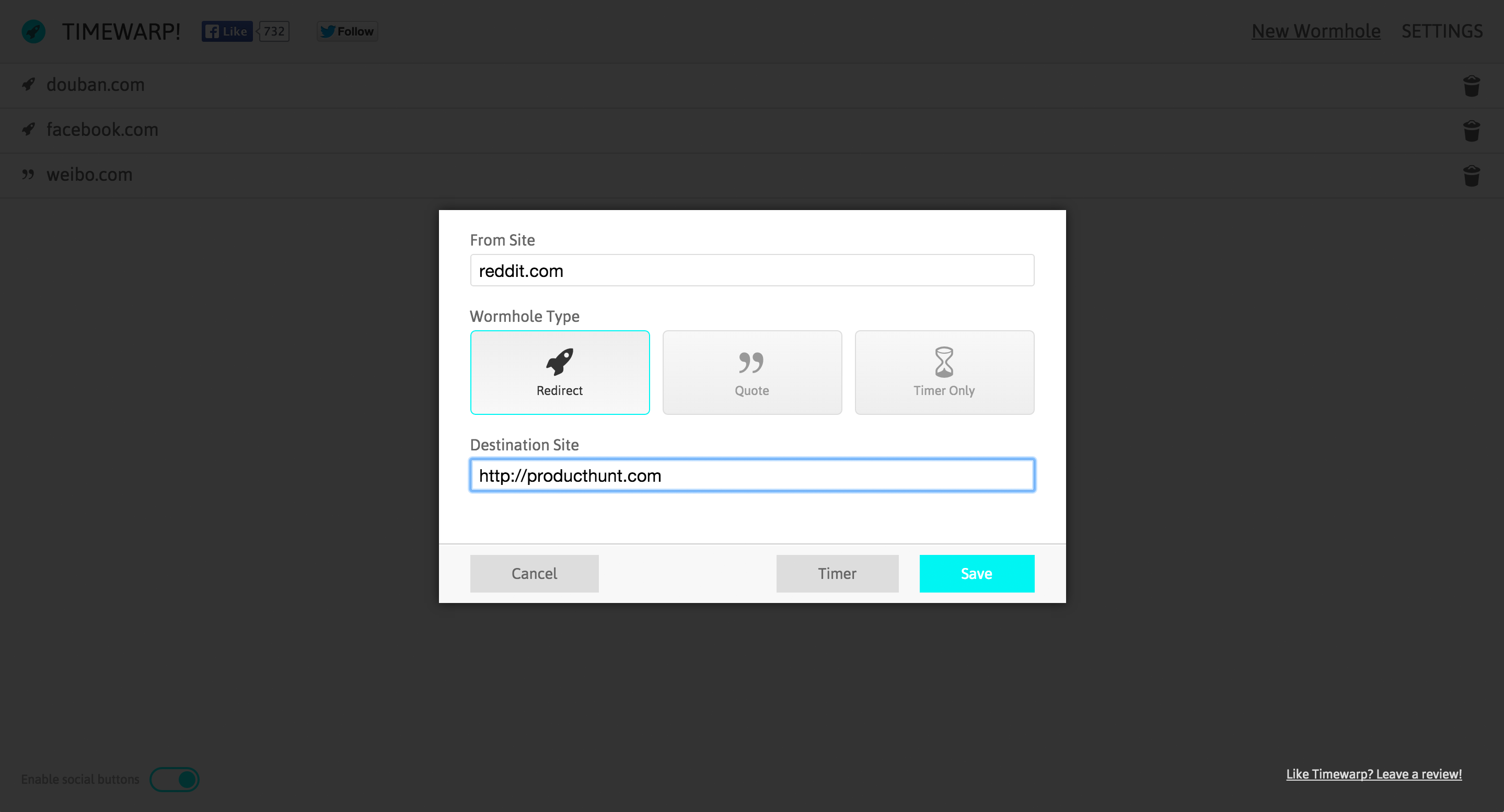Timewarp gallery image